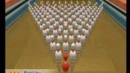 Wii Sports Resort-Bowling- 100 Pin Game: Secret Strike