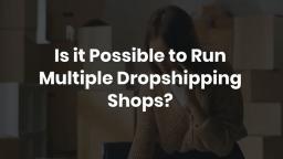 Is it Possible to Run Multiple Dropshipping Shops