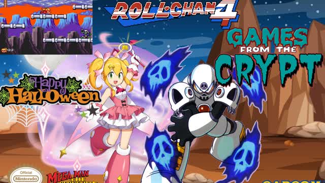 Games from the Crypt 2023 - Mega Man The Sequel Wars (Sega Genesis Rom Hack): Roll Chans Halloween