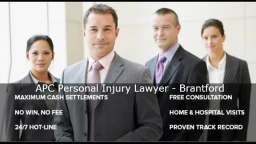 Accidents Lawyers in Brantford - APC Personal Injury Lawyer (800) 317-6205