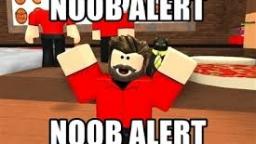 roblox piggy noob alert first time playing