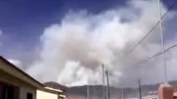 viento zonda e incendio