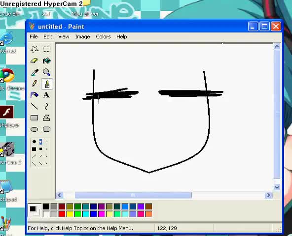 how to draw miku in ms paint