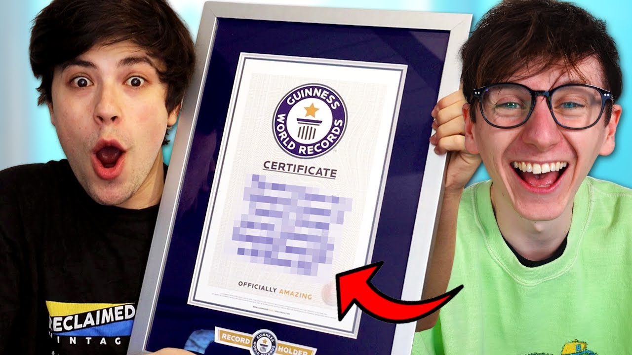 I got GeorgeNotFound a Guinness World Record