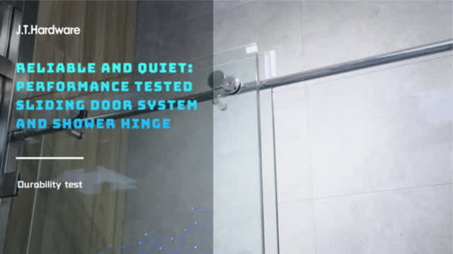 Reliable and Quiet: Performance Tested Sliding Door System and Shower Hinge #slidingdoor