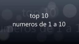 top 10 números de 1 a 10
