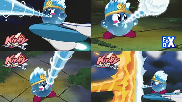 Kirby Right Back At Ya! - KIrby Transforms into Water Kirby for the First Time (English Dub)