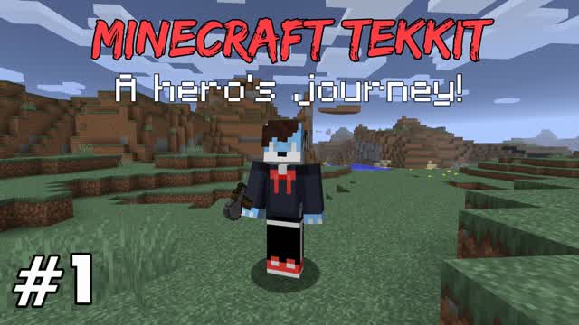 Minecraft Tekkit: A heros journey! Ep-1