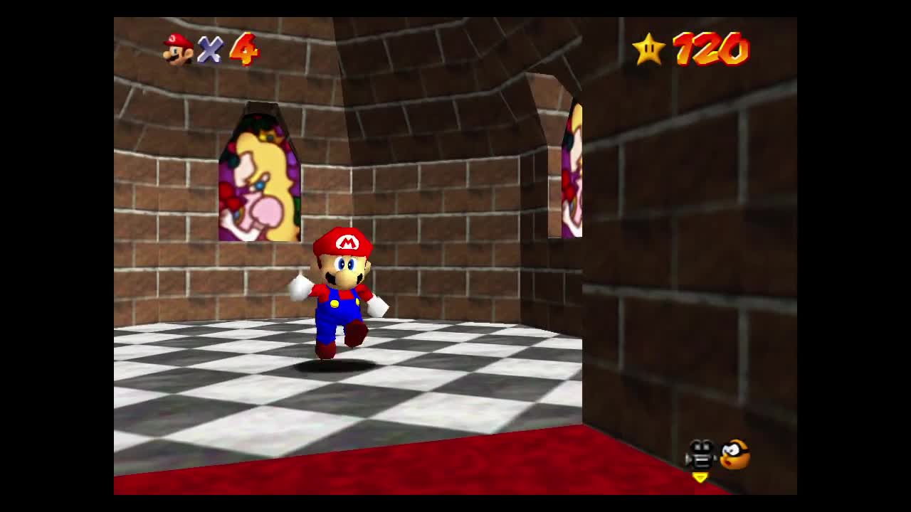 Getting to Peach's secret slide without jumping RTA