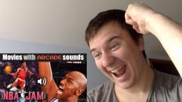 Space Jam with NBA JAM arcade sounds! Reaction 🎮🏀