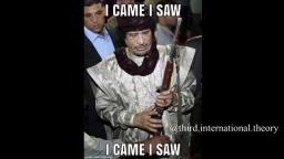 Gaddafi Came and Saw