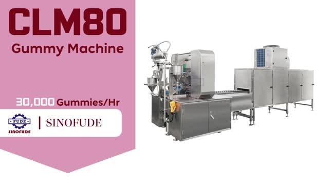 Quality CLM80 gummy making machine Manufacturer | SINOFUDE