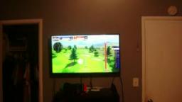 Attempted Mario golf with friend.
