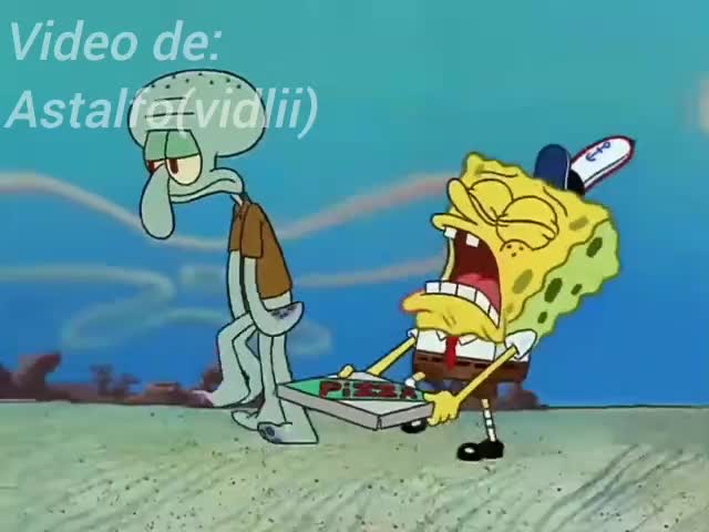 Bob esponja - el panadero con el pan
