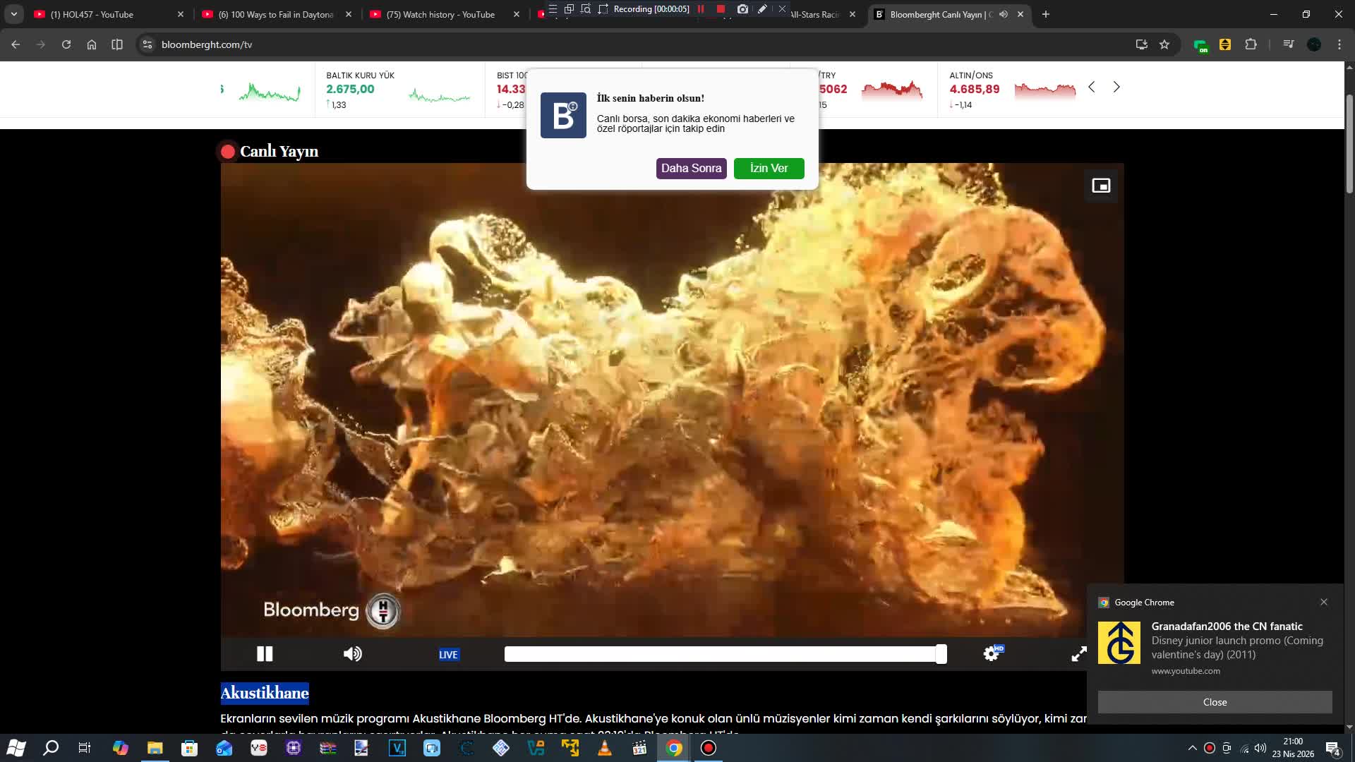 Bloomberg HT Logo Ident