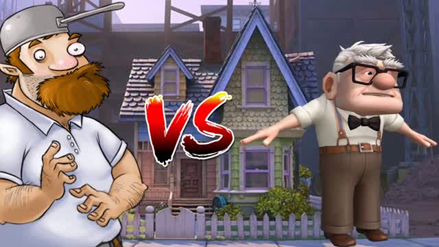 Crazy Dave Vs. Carl Fredricksen | Rap de Dolobus #3