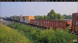 Railfanning in Oklahoma City, OK (8/2-3/2021) (Last Part) (Ft. Virtual Railfan, NOT MINE)