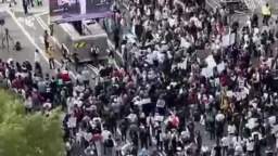 New footage of massive pro-Palestinian protests around the world Washington, London, Berlin, Athens,