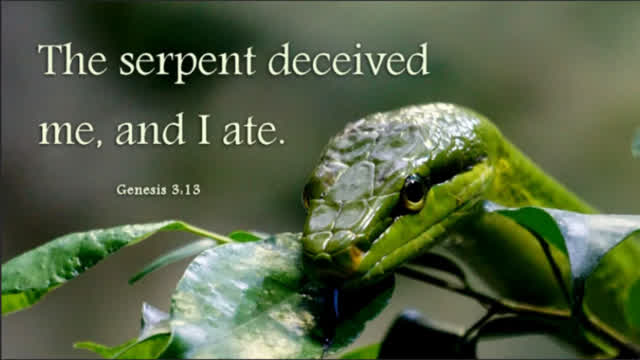 Genesis Chapter 3. The serpent deceives Eve. (SCRIPTURE)