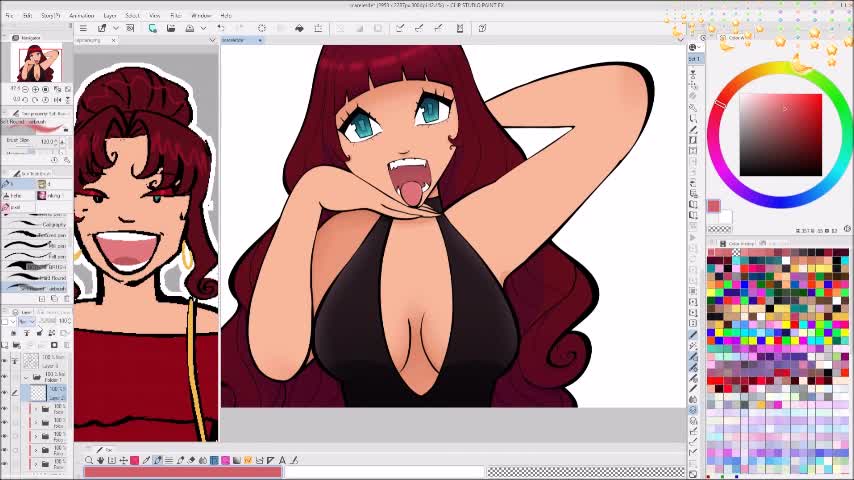 scarlet oc speedpaint