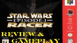 Star Wars Episode 1 Racer Review And Gameplay : Breaking Records (N64)
