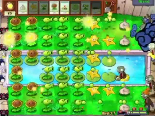 Plantas contra zombies - nivel 3-7 av 2