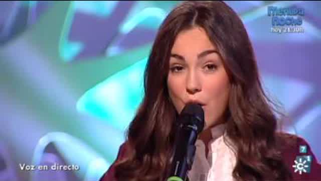 María Parrado  Frío voz en directo