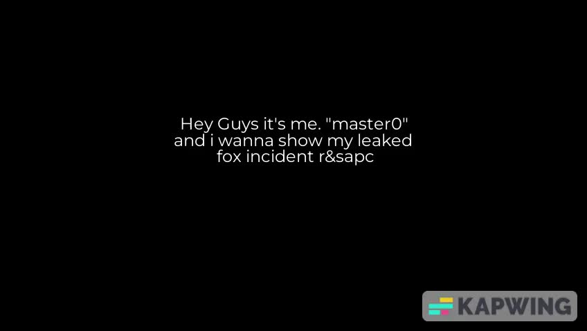 weird fox incident ren and stimpy apc video "PART 1"