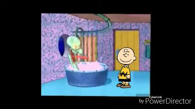 Charlie Brown drops by Squidward's house