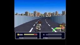 Shin Nekketsu Koha: Kunio-tachi no Banka - Motorbike Gameplay - Super Famicom