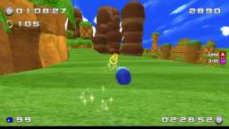 Sonic World R9 - Green Hill Zone Speedrun As SSBU Sonic