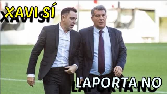 Xavi sí, Laporta no