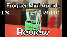 Frogger Mini Arcade Machine Unboxing & Review (Blister Pack Made By Basic Fun)
