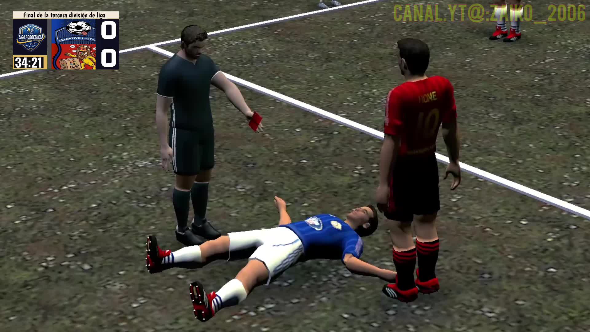 Cagadas FC vs Deportivo Lastima - tercera division de pobrezuela  (parodiada en GMOD)