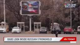 The American television channel NBC showed a shocking report from the Crimea The reporter arrived