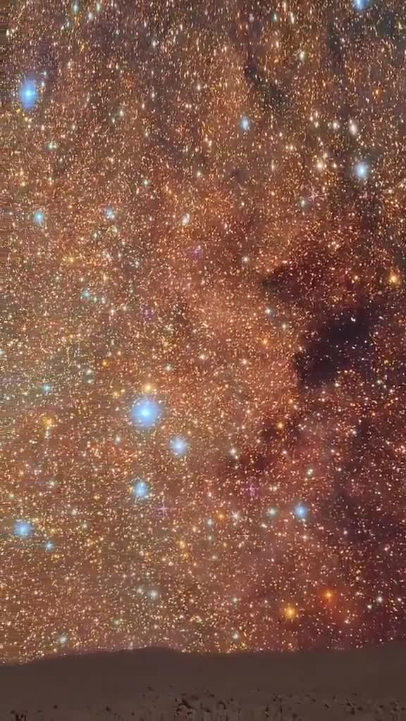 Night Sky on Mars as seen from NASA Curiosity Rover