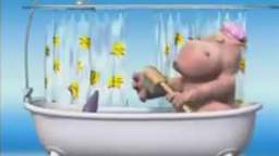 Hippo and Dog in the Bathtub (shark attack!)