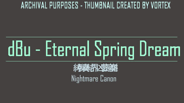 dBu - Eternal Spring Dream dBu - Eternal Spring Dream