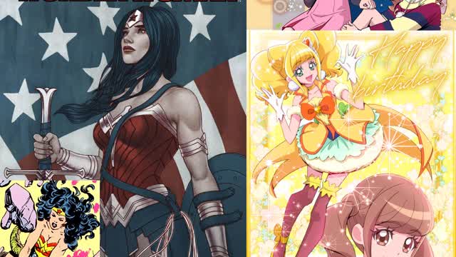 Wonder Woman and Cure Sparkle are Badass Cuties AMV
