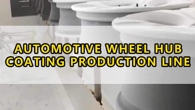 Attractivechina Automatic Auto Wheel Hub Coating Production Line