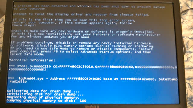 My computer dies in Autotable