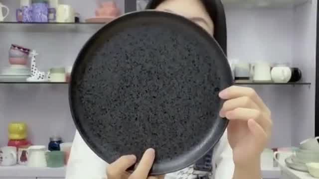 Wholesale Black Ceramic Plates