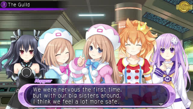 Hyperdimension Neptunia U Action Unleashed - Ch.2 Event Cutscene - The Guild