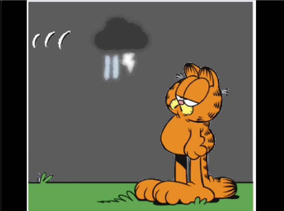 Garfield sees The Great Storm of Eternal Cloud