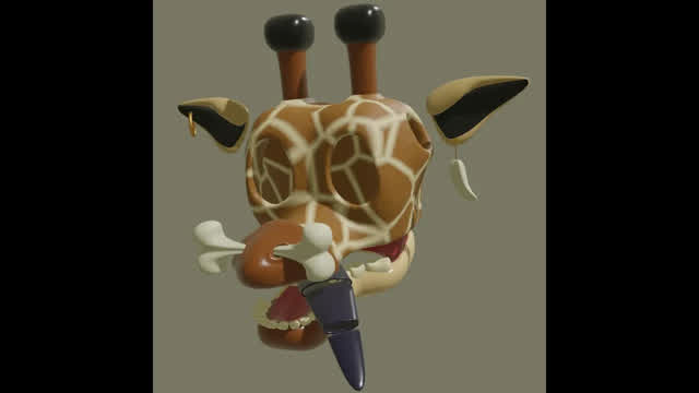 Girafe Animatronique