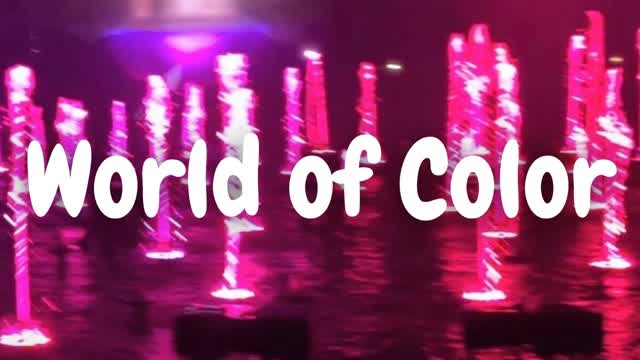 California Adventure: World of Color