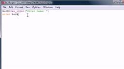 Python Programming Tutorial - 8 - Raw Input