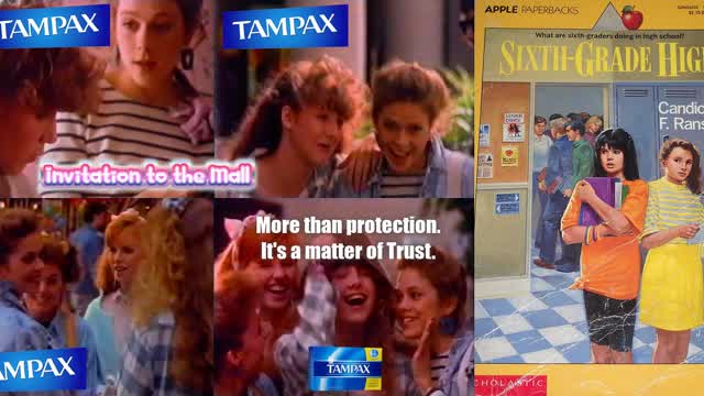 80's Tampax Commercial (It's a Special Day) - Invitation to the Mall