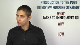 151 Introduction to the Post Interview Strategy