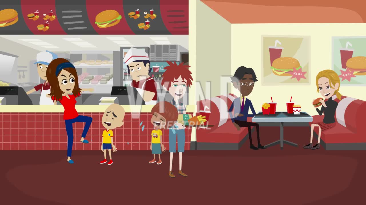 Caillou Misbehaves at McDonald's/Grounded